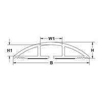 KSS SRD75BN Cable Bridge, Self-Adhesive Brown