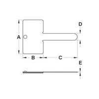 kss 28530c99 mwcr15 mounting socket self adhesive