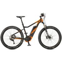 KTM Macina Fogo 272 MTB Bosch E-Bike - 2017 - Matt Black / Orange / 21\