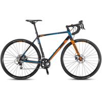 ktm canic cxa disc cyclocross bike orange petrol blue 59cm