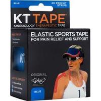 KT Tape Elastic Sports Tape 20 - 10 Precut Strips Blue \