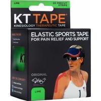 kt tape elastic sports tape 20 10 precut strips lime 