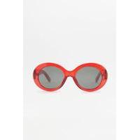 Kurt Red Round Sunglasses, RED