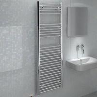 Kudox Silver Towel Warmer (H)1800mm (W)600mm