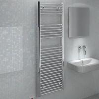 Kudox Silver Towel Warmer (H)1500mm (W)500mm