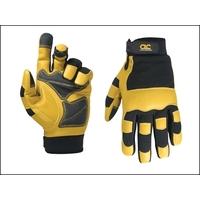 Kuny\'s Hybrid-275 Top Grain Leather Neoprene Cuff Glove Large