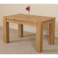 Kuba Solid Oak 125 cm Dining Table