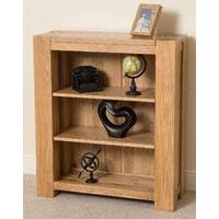 kuba solid oak small bookcase