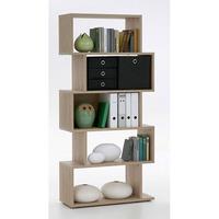 Kubi Shelving Unit In Canadian Oak With 5 Compartments