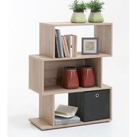 Kubi2 Shelving Unit In Oak With 3 Compartments