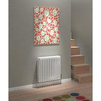 kudox three column designer radiator white 628 x 600 mm