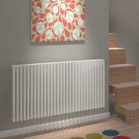 Kudox Xylo Horizontal Radiator White (H)600 mm (W)1180 mm