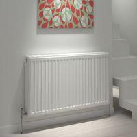 kudox type 22 double panel radiator white h500mm w1800mm