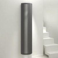 Kudox Tallos Vertical Radiator Anthracite (H)1800 mm (W)400 mm