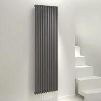 Kudox Xylo Vertical Radiator Anthracite (H)1800 mm (W)500 mm