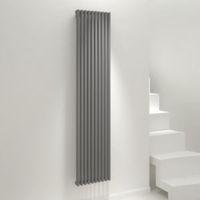 Kudox Xylo Vertical Radiator Anthracite (H)1800 mm (W)380 mm