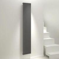 Kudox Xylo Vertical Radiator Anthracite (H)1800 mm (W)300 mm