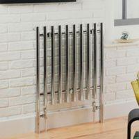 kudox vertice vertical radiator chrome polished h800 mm w600 mm