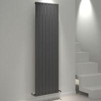 Kudox Tira Vertical Radiator Anthracite (H)1800 mm (W)514 mm