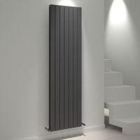 Kudox Tira Vertical Radiator Anthracite (H)1800 mm (W)514 mm