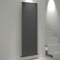 Kudox Tira Vertical Radiator Anthracite (H)1800 mm (W)588 mm