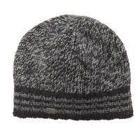 kusan mens knitted beanie hat grey