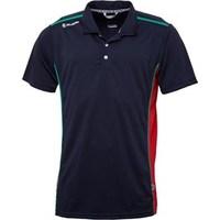 kukri mens athletic fit poly polo navyredgreen