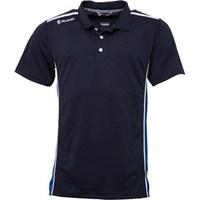 Kukri Mens Athletic Fit Poly Polo Navy Blue/Royal Blue