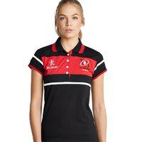 kukri ulster rugby 16 ladies polo shirt black