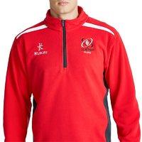 Kukri Ulster Rugby 16 1/4 Zip Mid Layer Fleece - Red