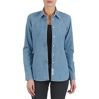 kulte chemise circuit 101826 bleach womens shirt in blue