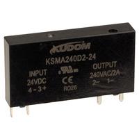 kudom ksma240d2 24 solid state relay 20 28vdc 48 280vac load 2a pc