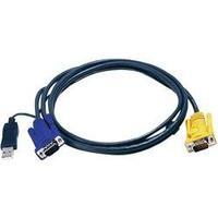 KVM Cable [1x VGA plug, USB 1.1 connector A - 1x SPHD-18 plug] 1.80 m Bl