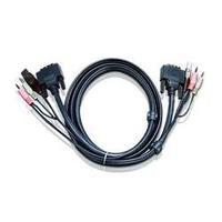 KVM Cable [1x DVI plug 23-pin - 1x DVI plug 23-pin] 3 m Black