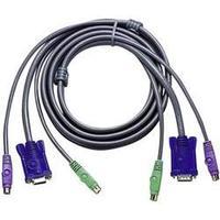 KVM Cable [2x PS/2 plug, SPHD-15 plug - 2x PS/2 plug, SPHD-15 plug] 1.80 m