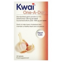 Kwai Heart Care Garlic 300mg 30 One a Day Tablets