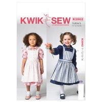 KwikSew K3962-Toddlers Dress and Pinafor 361785