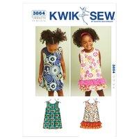 KwikSew K3864-A-line Dresses 361677