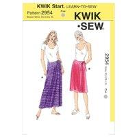 KwikSew K2954-Wrap Skirts 361435