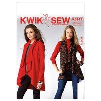 kwiksew k3977 misses vest and jacket 361797