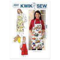 KwikSew K3247-Apron and Oven Mitt 361501
