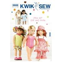 kwiksew k3688 playtime doll clothes 361597