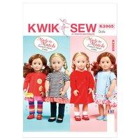 KwikSew K3965-Clothes For 18 Doll 361787