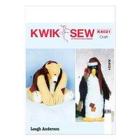 KwikSew K4021-Penguin and Bear 361832
