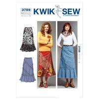 KwikSew K3789-Patchy Skirts 361646