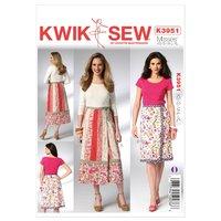 KwikSew K3951-Misses Skirts 361775