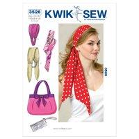 KwikSew K3526-Bag Wristlet Headbands and 361548