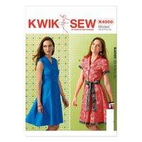 KwikSew K4000-Misses Dresses and Belt 361814