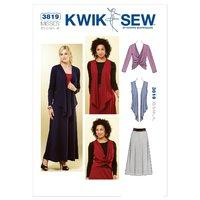 KwikSew K3819-Skirt Jacket and Vest 361660