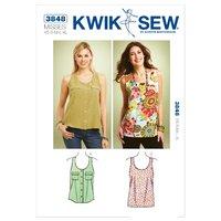 KwikSew K3848-Tank Tops 361670